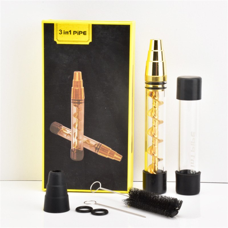Spiral Dry Burning Atomizer for Smoking Pipe