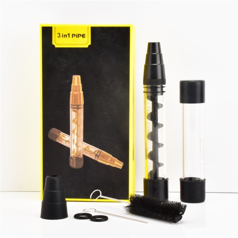 Spiral Dry Burning Atomizer for Smoking Pipe