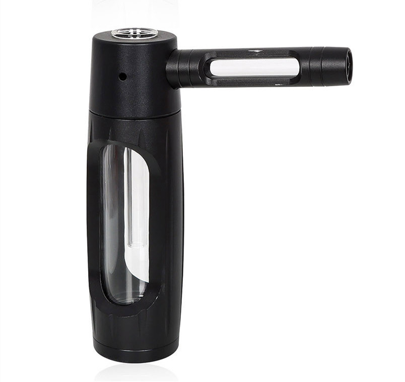New 150mm Portable Aluminum Alloy Glass Smoking Pipe