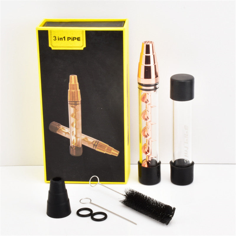Spiral Dry Burning Atomizer for Smoking Pipe