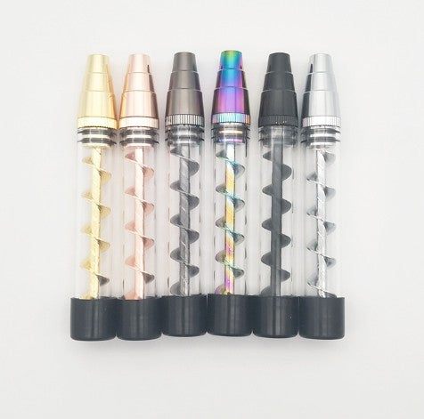 Spiral Dry Burning Atomizer for Smoking Pipe