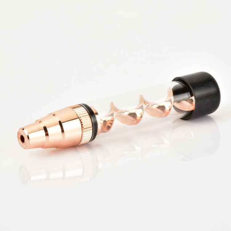 Spiral Dry Burning Atomizer for Smoking Pipe