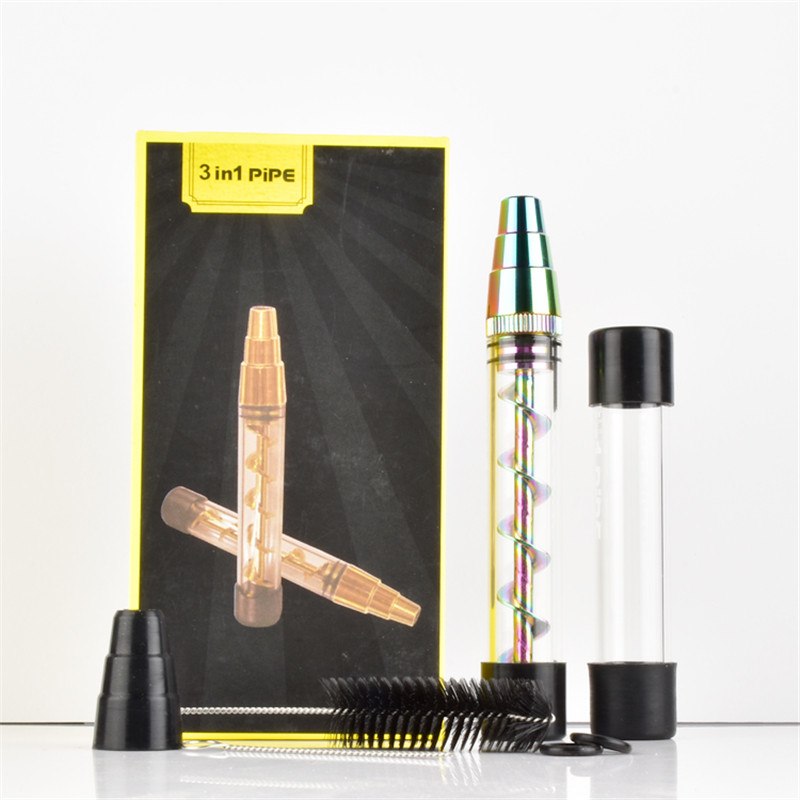 Spiral Dry Burning Atomizer for Smoking Pipe