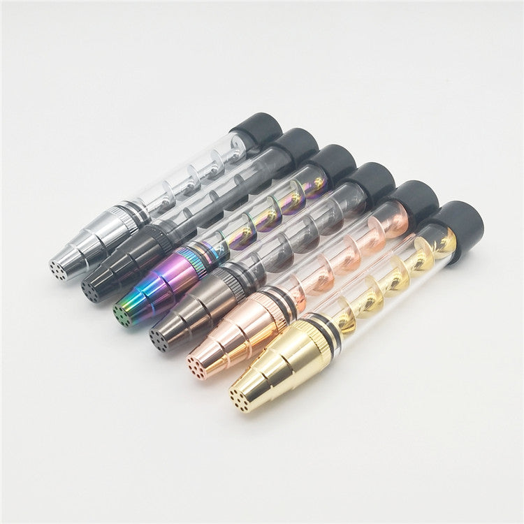 Spiral Dry Burning Atomizer for Smoking Pipe