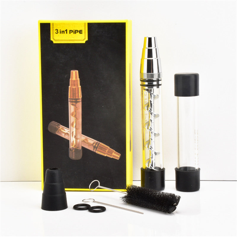 Spiral Dry Burning Atomizer for Smoking Pipe