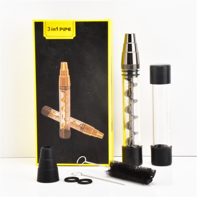 Spiral Dry Burning Atomizer for Smoking Pipe